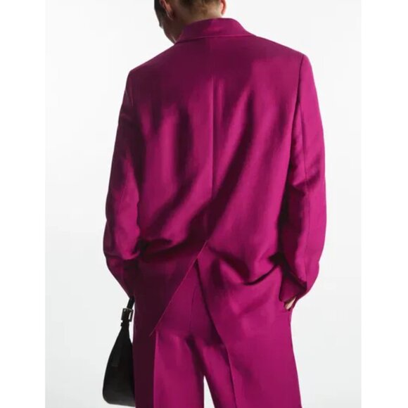 EUC Cos Relaxed-Fit Linen-Blend Blazer $210 - Picture 4 of 4